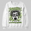 Neon Green Sneakers DopeSkill Sweatshirt Root of Evil Graphic Streetwear - White