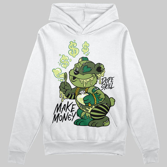 Foamposite Pro 'Pine Green' DopeSkill Hoodie Sweatshirt Make Money Graphic Streetwear - White