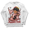 Jordan 13 “Dune Red” DopeSkill Long Sleeve T-Shirt Heaven Sent Graphic Streetwear - White