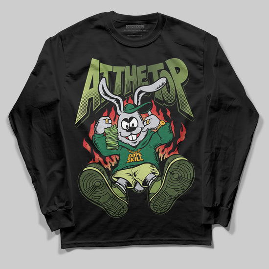 Foamposite Pro 'Pine Green' DopeSkill Long Sleeve T-Shirt At The Top Graphic Streetwear - Black