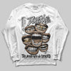 Jordan 10 OG “Steel” DopeSkill Long Sleeve T-Shirt The Mouth With No Droughts Graphic Streetwear - White