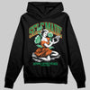 Green Sneakers DopeSkill Hoodie Self Made Graphic Streetwear - Black