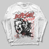Red Sneakers DopeSkill Long Sleeve T-Shirt Fix Your Energy Graphic Streetwear - White 
