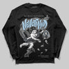 Jordan 5 Retro Wolf Grey (2026) DopeSkill Long Sleeve T-Shirt Nevermind Graphic Streetwear - Black