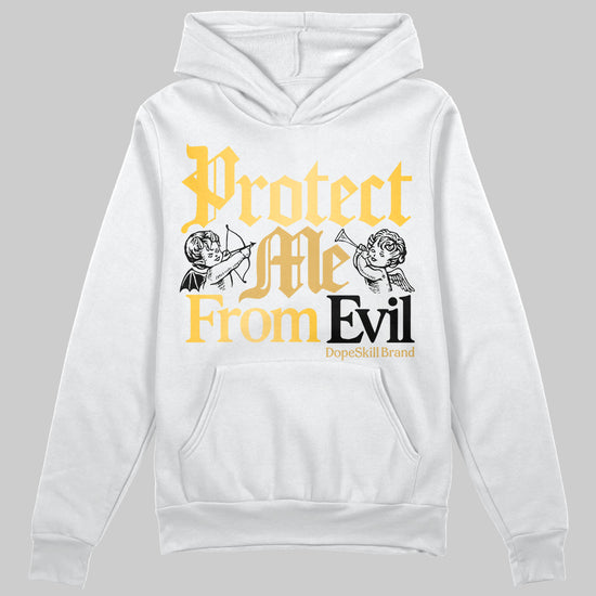 Jordan 12 "Phantom" DopeSkill Hoodie Sweatshirt Protect Me From Evil Graphic Streetwear - White