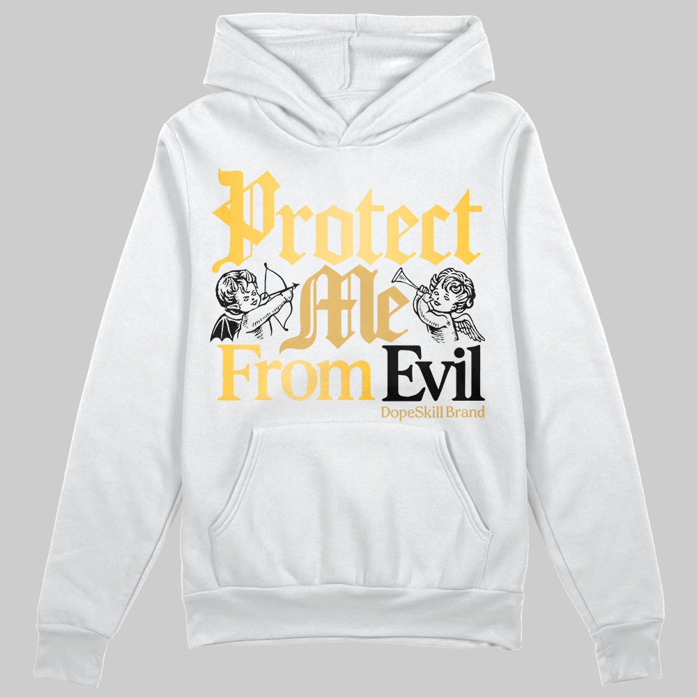 Jordan 12 "Phantom" DopeSkill Hoodie Sweatshirt Protect Me From Evil Graphic Streetwear - White