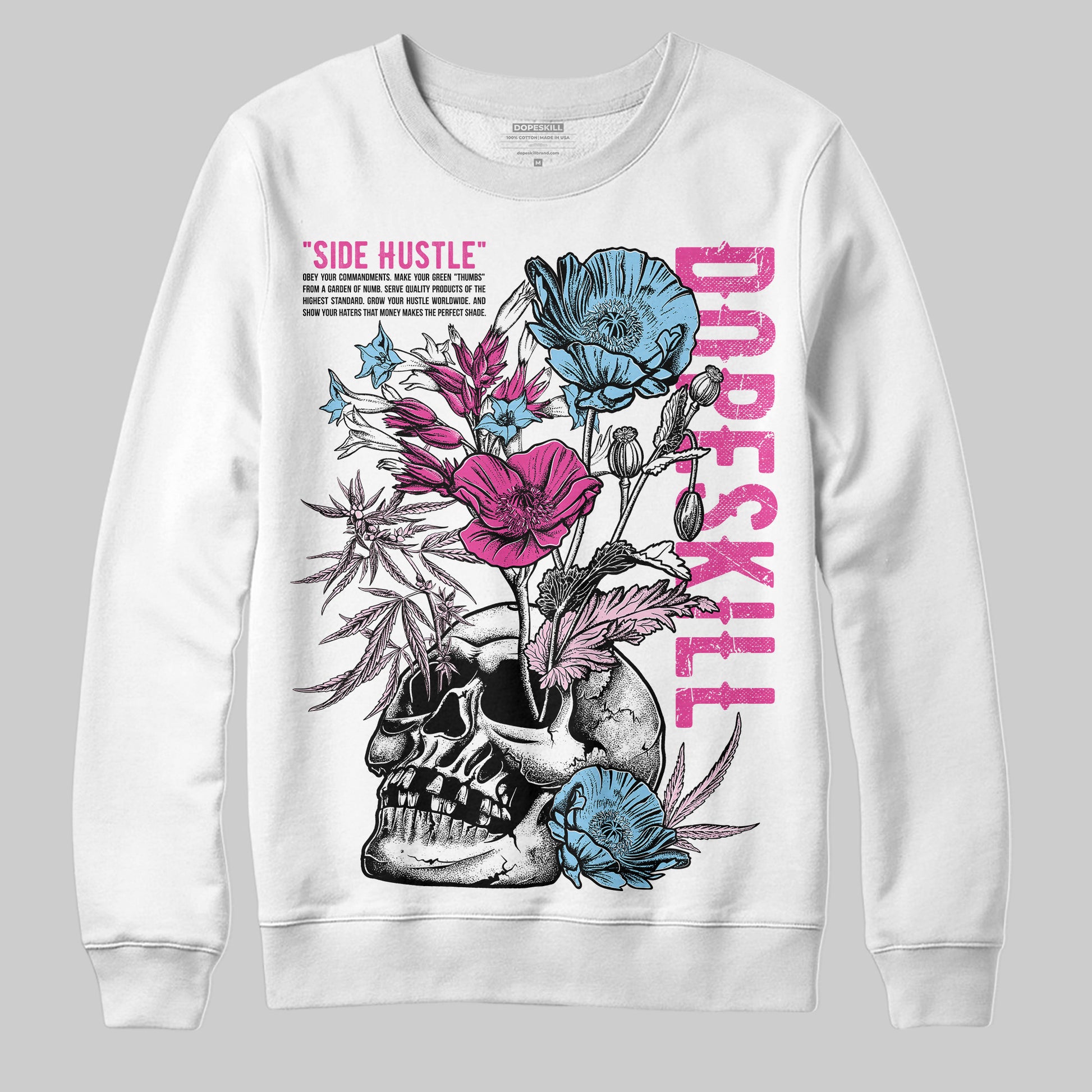 Jordan 6 “Doernbecher” DopeSkill Sweatshirt Side Hustle Graphic Streetwear - White