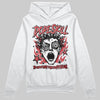 Red Sneakers DopeSkill Hoodie Sweatshirt Root of Evil Graphic Streetwear - White