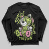 Chase B x Travis Scott x Jordan Jumpman Jack DopeSkill Long Sleeve T-Shirt Smile Through The Pain Graphic Streetwear - black