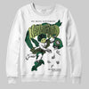 Foamposite Pro 'Pine Green' DopeSkill Sweatshirt Nevermind Graphic Streetwear - White