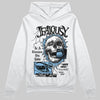 University Blue Sneakers DopeSkill Hoodie Sweatshirt Jealousy Graphic Streetwear - White 
