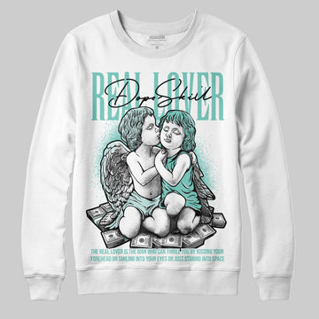Jordan 11 Low "Igloo" DopeSkill Sweatshirt Real Lover Graphic Streetwear - White