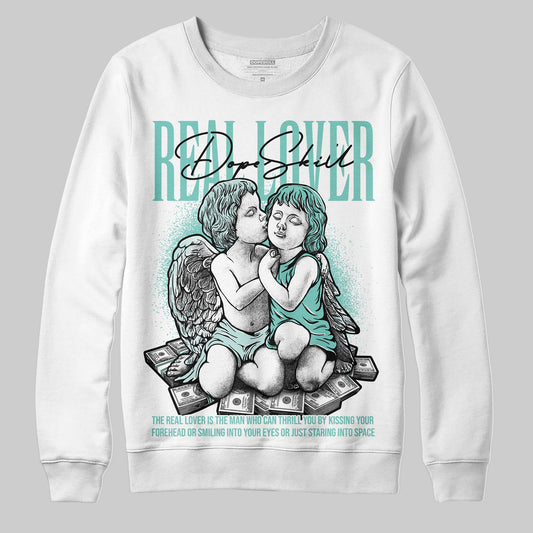 Jordan 11 Low "Igloo" DopeSkill Sweatshirt Real Lover Graphic Streetwear - White