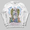 Jordan 5 “Year of the Snake” DopeSkill Long Sleeve T-Shirt Angels Graphic Streetwear - White 