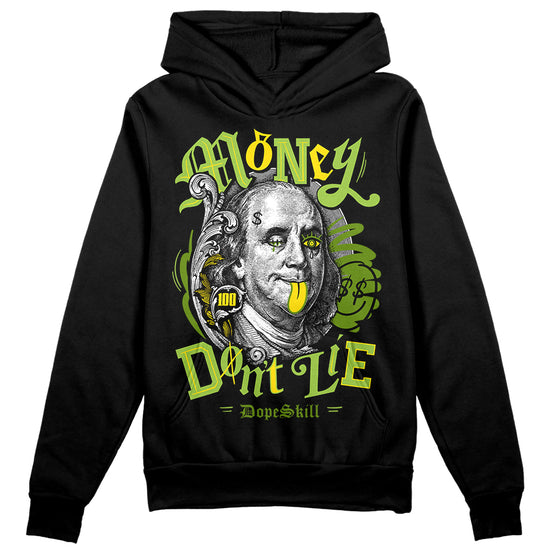 Dunk Low Chlorophyll DopeSkill Hoodie Sweatshirt Money Don't Lie Graphic Streetwear - Black