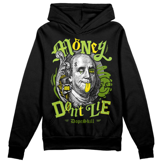 Dunk Low Chlorophyll DopeSkill Hoodie Sweatshirt Money Don't Lie Graphic Streetwear - Black