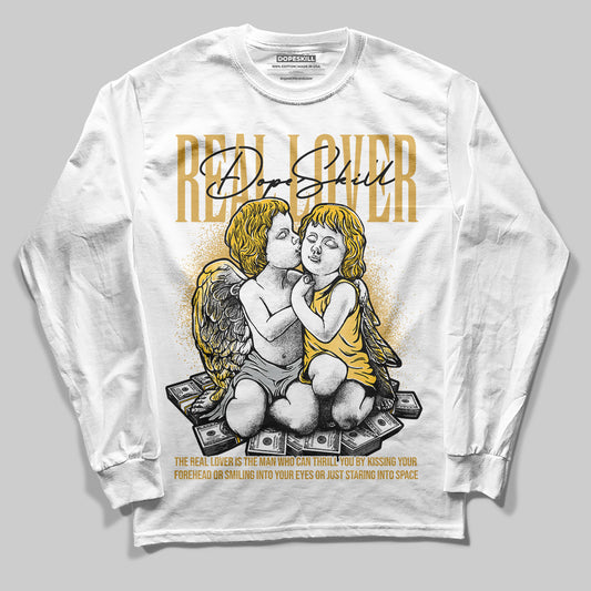 Jordan 12 "Phantom" DopeSkill Long Sleeve T-Shirt Real Lover Graphic Streetwear - White