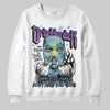 University Blue Sneakers DopeSkill Sweatshirt Drip Harder Graphic Streetwear - White