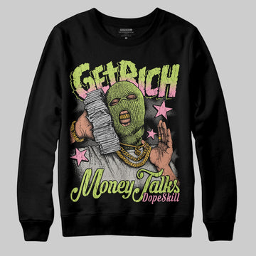 Chase B x Travis Scott x Jordan Jumpman Jack DopeSkill Sweatshirt Get Rich Graphic Streetwear - Black