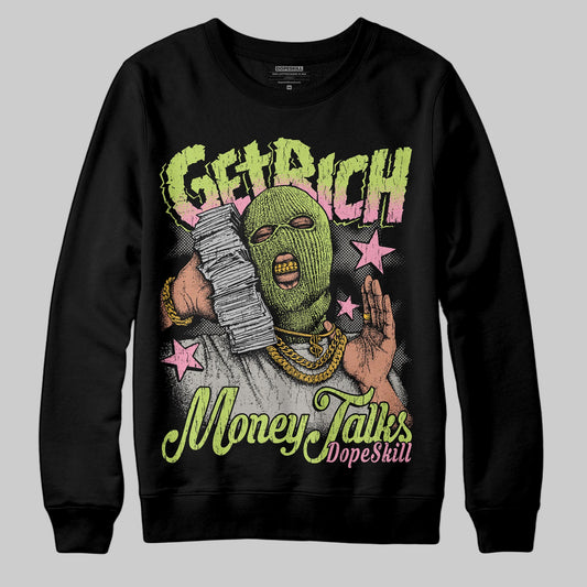 Chase B x Travis Scott x Jordan Jumpman Jack DopeSkill Sweatshirt Get Rich Graphic Streetwear - Black