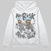 Jordan 5 Retro Wolf Grey (2026) DopeSkill Hoodie Sweatshirt No Risk No Story Graphic Streetwear - White 