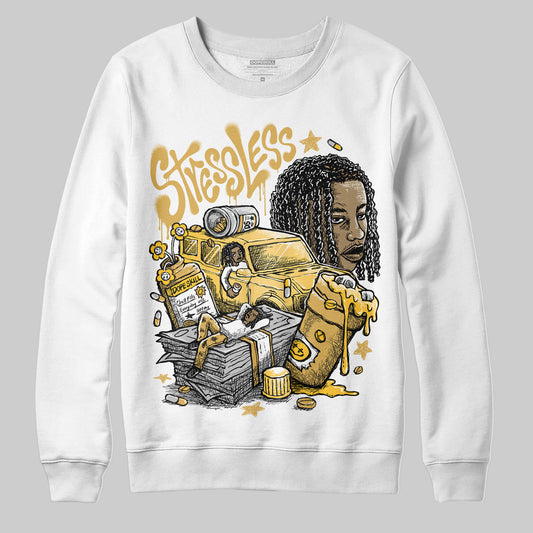 Jordan 12 "Phantom" DopeSkill Sweatshirt Stressless Graphic Streetwear - White