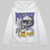 Jordan 4 Retro Lakers DopeSkill Hoodie Sweatshirt Mystery Ghostly Grasp Graphic Streetwear - White
