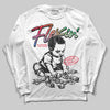 Jordan 11 Retro 285 Atlanta DopeSkill Long Sleeve T-Shirt Flexin' Graphic Streetwear - WHite