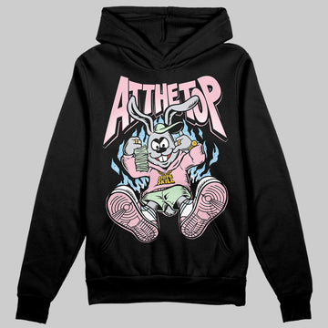 Jordan 4 Retro Valentine's Day (2026) (GS) DopeSkill Hoodie Sweatshirt At The Top Graphic Streetwear - Black