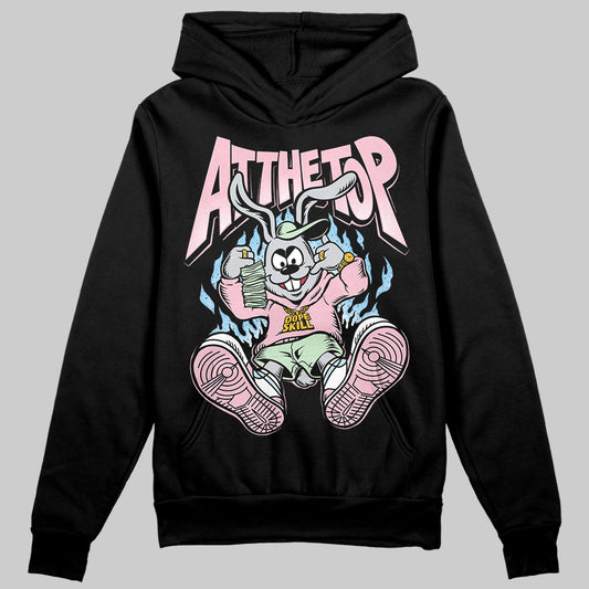 Jordan 4 Retro Valentine's Day (2026) (GS) DopeSkill Hoodie Sweatshirt At The Top Graphic Streetwear - Black