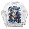 University Blue Sneakers DopeSkill Long Sleeve T-Shirt Money Don't Lie Graphic Streetwear - White 