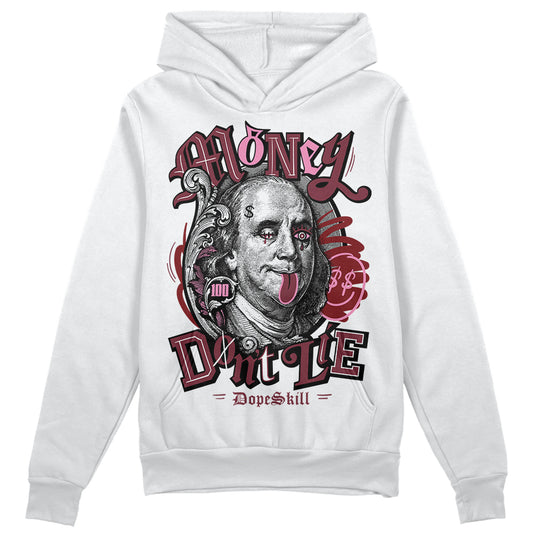 Jordan 1 Retro High OG “Team Red” DopeSkill Hoodie Sweatshirt Money Don't Lie Graphic Streetwear - White