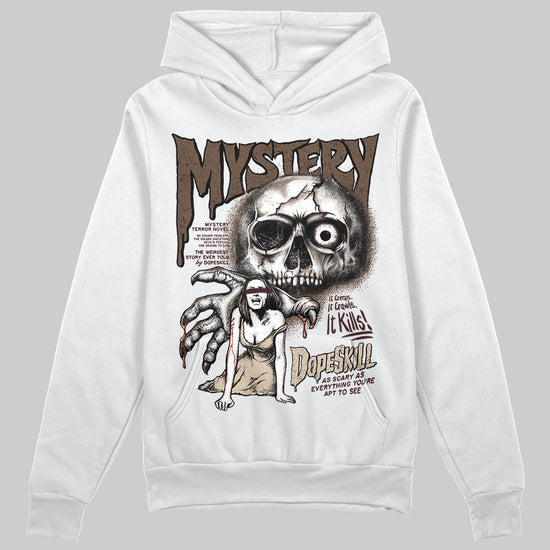 A Ma Maniére x Air Jordan 4 “Dark Mocha” DopeSkill Hoodie Sweatshirt Mystery Ghostly Grasp Graphic Streetwear - White