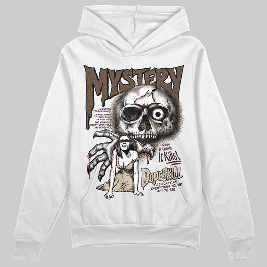 A Ma Maniére x Air Jordan 4 “Dark Mocha” DopeSkill Hoodie Sweatshirt Mystery Ghostly Grasp Graphic Streetwear - White