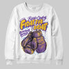 PURPLE Sneakers DopeSkill Sweatshirt Fight For Right Graphic Streetwear - White
