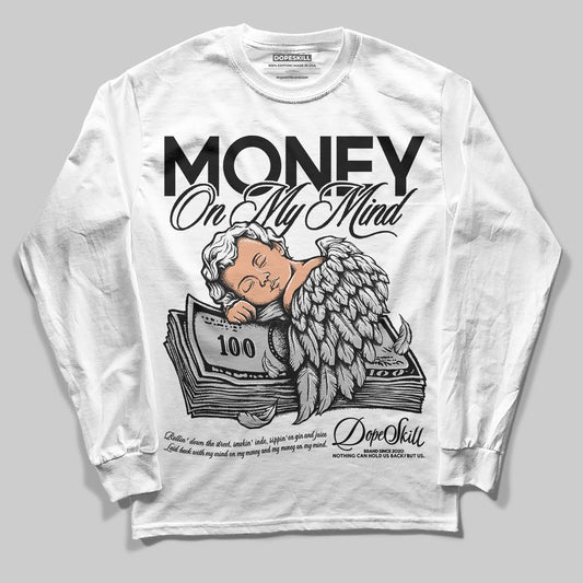 Jordan 10 OG “Steel” DopeSkill Long Sleeve T-Shirt MOMM Graphic Streetwear - White