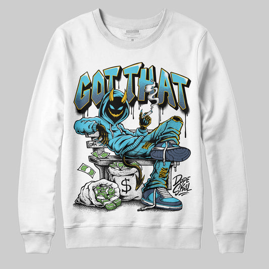 Jordan 11 Retro Gamma Blue (2025) DopeSkill Sweatshirt Got That Graphic Streetwear - White