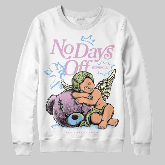 Jordan 5 “Year of the Snake” DopeSkill Sweatshirt New No Days Off Graphic Streetwear - White 