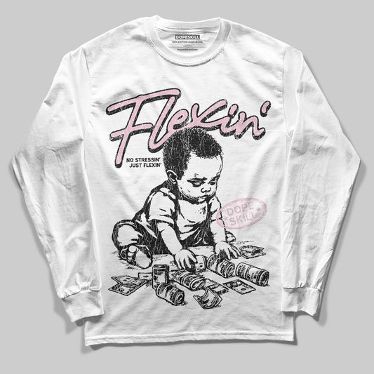 Jordan 5 OG “35th Anniversary” DopeSkill Long Sleeve T-Shirt Flexin' Graphic Streetwear - White