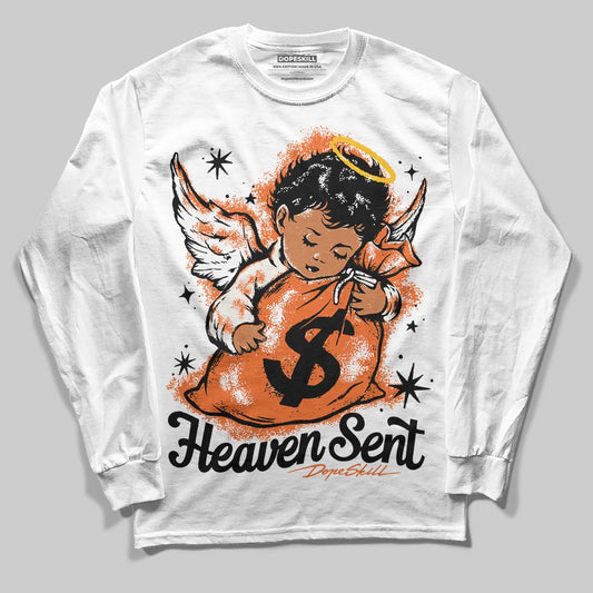 Jordan 1 Retro High OG Shattered Backboard (2025) DopeSkill Long Sleeve T-Shirt Heaven Sent Graphic Streetwear - White