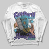 Jordan 8 Retro 'Aqua' 2025 DopeSkill Long Sleeve T-Shirt Get Rich Graphic Streetwear - White 