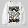 Jordan 3 “Medium Olive” aka “Family Affair” DopeSkill Sweatshirt Sorry I've Been Trappin Graphic Streetwear - White