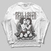 Jordan 4 Retro Cave Stone DopeSkill Long Sleeve T-Shirt Real Lover Graphic Streetwear - White 