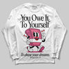 Diesel Pink S - Serendipity Pro-X1 Trainers DopeSkill Long Sleeve T-Shirt Owe It To Yourself Graphic Streetwear - White