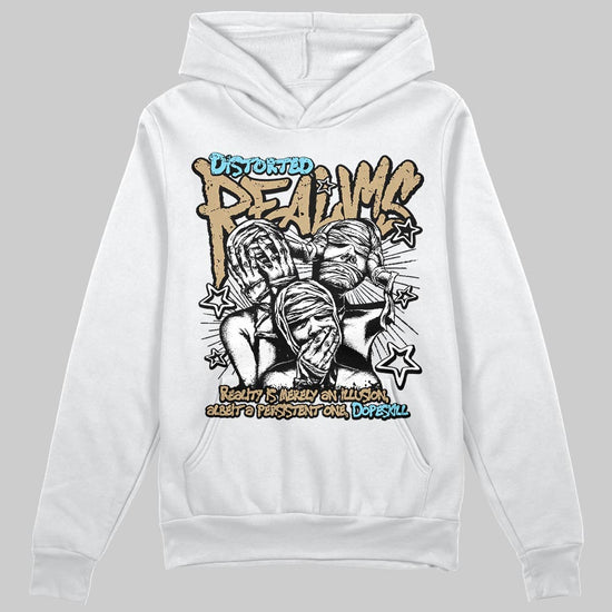 Jordan 11 City Pack “H-Town” DopeSkill Hoodie Sweatshirt Distorted Realms Graphic Streetwear - White 