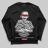 Black and White Sneakers DopeSkill Long Sleeve T-Shirt Scared Money Don't Make No Money Graphic Streetwear - Black