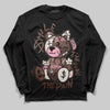 Adidas Campus 00s Dust Cargo Clear ‘Pink’ DopeSkill Long Sleeve T-Shirt Smile Through The Pain Graphic Streetwear - Black