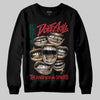 Jordan 3 Mexico 'El Vuelo' DopeSkill Sweatshirt The Mouth With No Droughts Graphic Streetwear - Black
