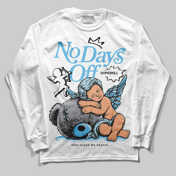 Jordan 11 Retro Legend Blue DopeSkill Long Sleeve T-Shirt New No Days Off Graphic Streetwear - White