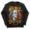 Dunk Low Championship Goldenrod (2021) DopeSkill Long Sleeve T-Shirt Money Don't Lie Graphic Streetwear - Black